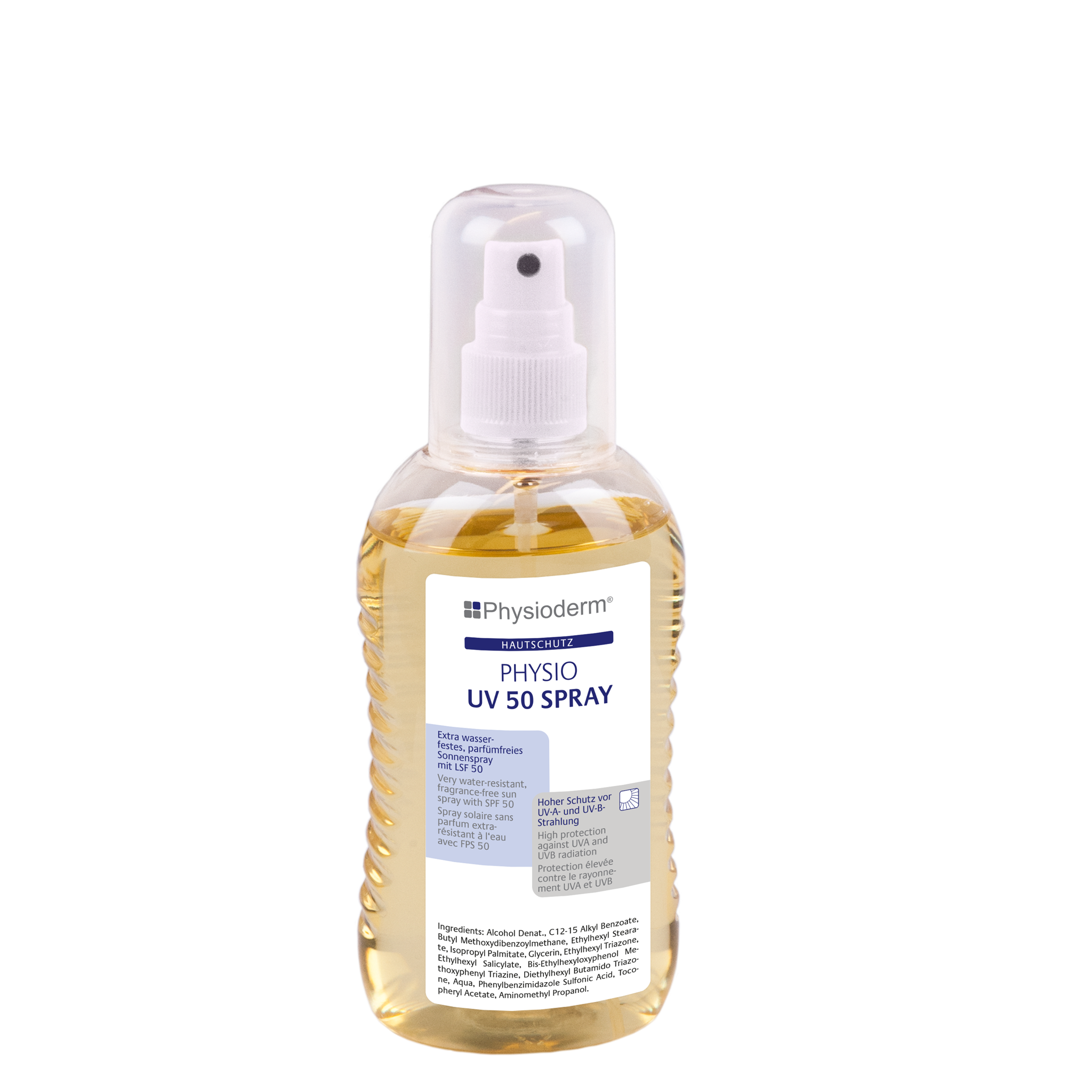PHYSIO UV 50 SPRAY, 200 ml Sonnenschutzspray in der Pumpflasche