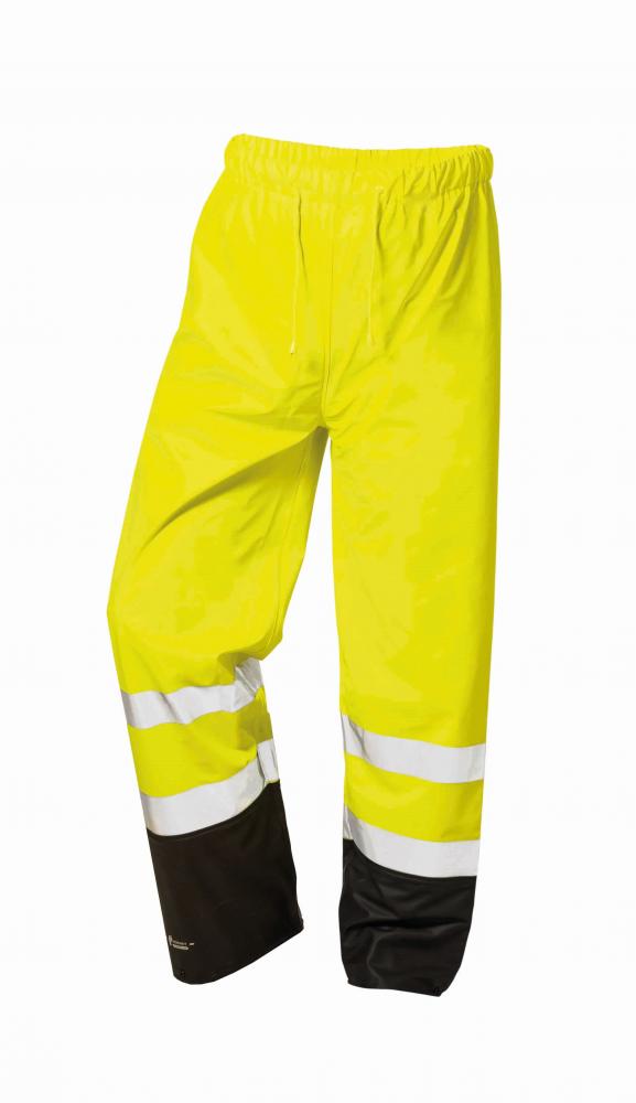 Warnschutz PU Regenbundhose Dirk, Zertifiziert nach EN ISO 20471 Klasse 1