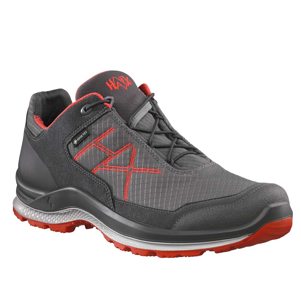 HAIX® BLACK EAGLE Adventure 3.0 GTX low graphite-orange 330140, Herren Outdoor Schuh mit GORE-TEX® Ausstattung 