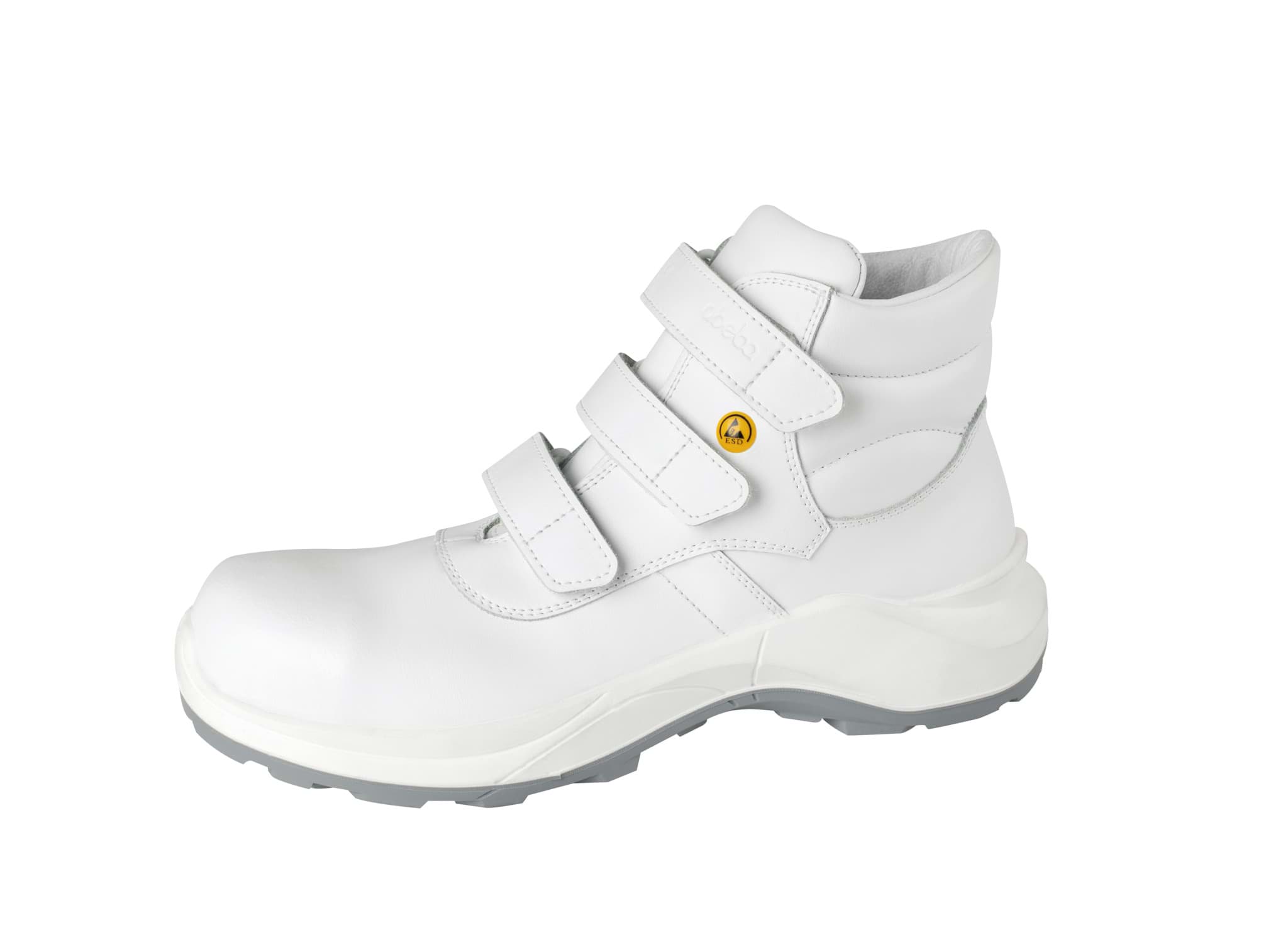 Abeba® 5012859 Sicherheitsstiefel S3 mit Klettverschluss weiß