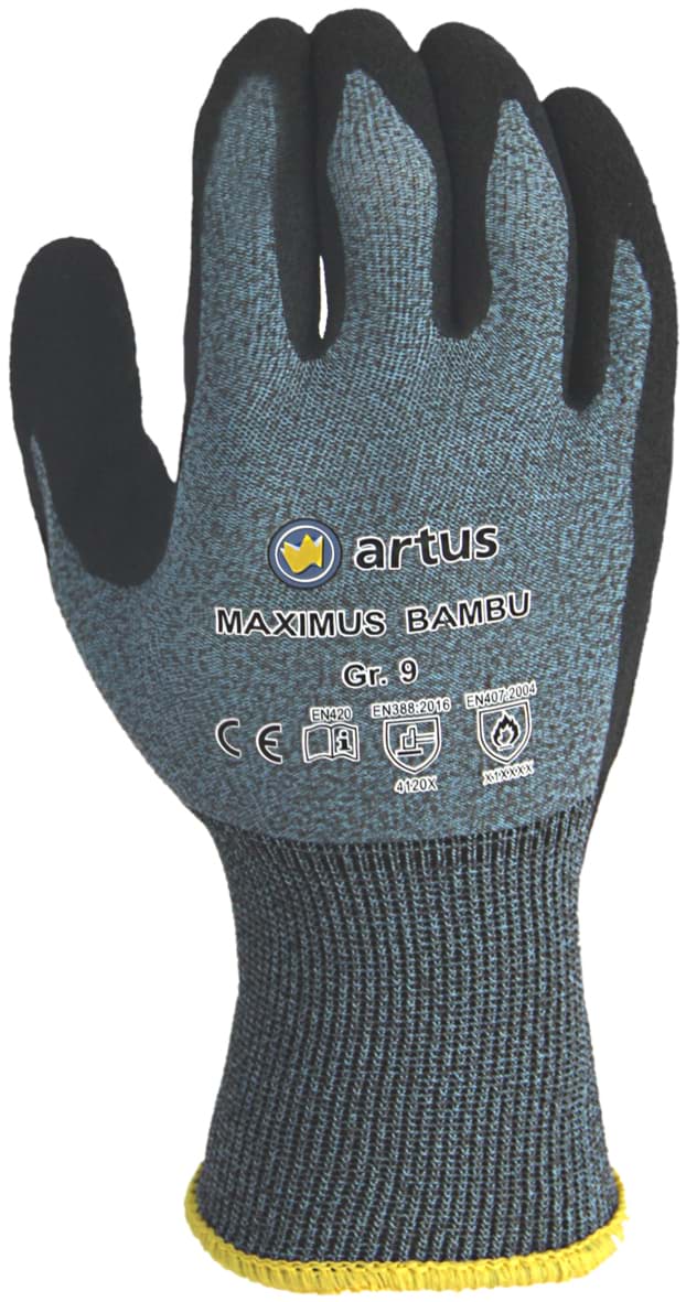 artus® MAXIMUS BAMBU, 3D 15 Gauge Strickhandschuh