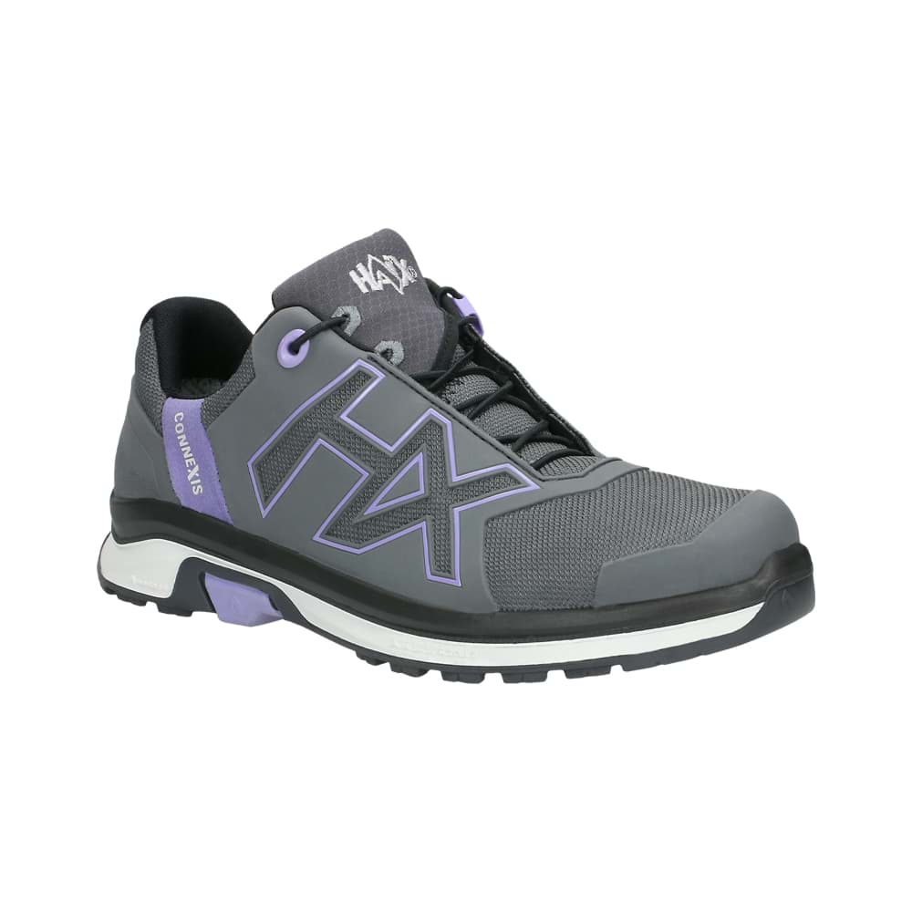 HAIX® CONNEXIS Go 2.0 GTX Ws low purple-grey, 360028, Damen-Freizeitschuh mit GORE-TEX® Ausstattung