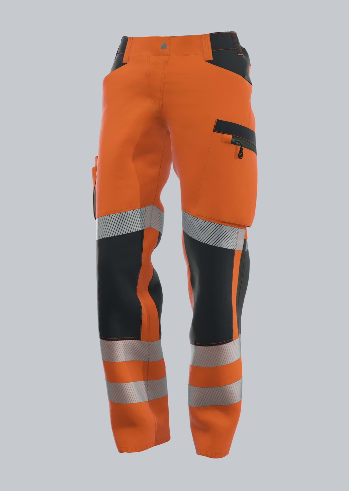 BP® Warnschutz-Stretch-Hose 2046 mit Knietaschen für Damen 