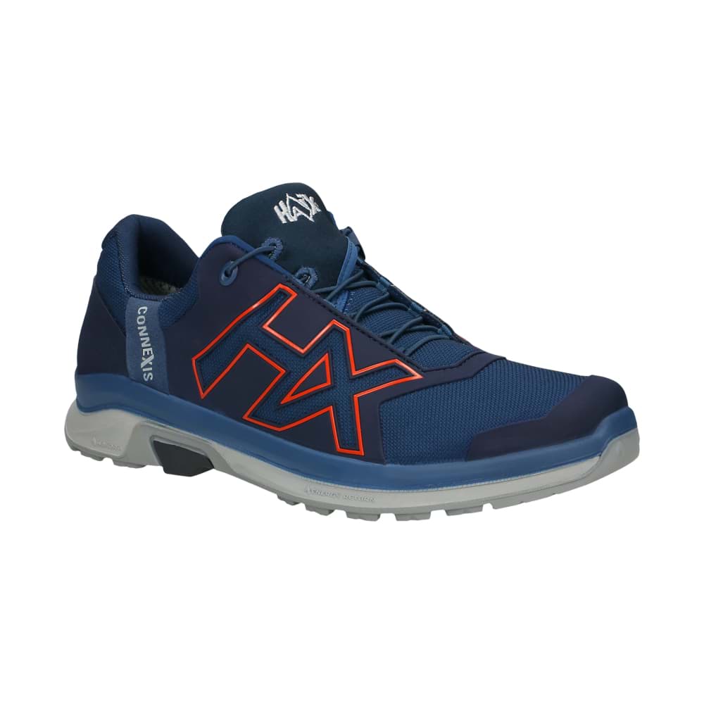 HAIX® CONNEXIS Air 2.0 low marine-saffron 360022, Leichter Herren-Outdoorschuh mit GORE-TEX – sportlich, wasserdicht, komfortabel 