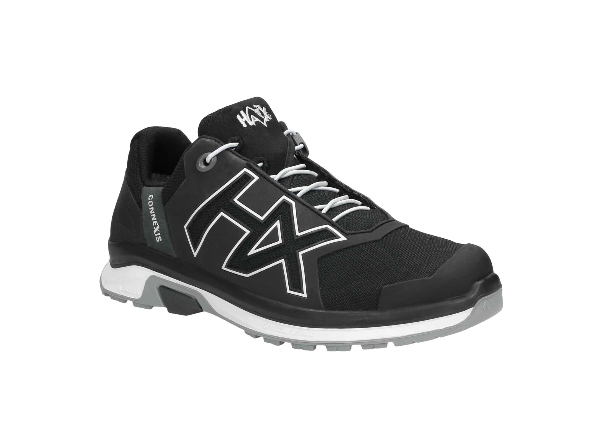 HAIX® CONNEXIS Go 2.0 GTX Ws low/black-silver, 360027 - Wasserdichter Damen-Funktionsschuh mit Faszienunterstützung und GORE-TEX
