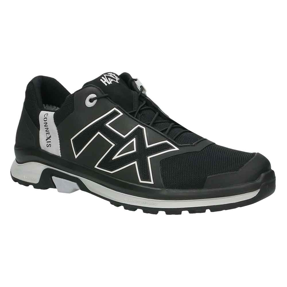 HAIX® CONNEXIS Go 2.0 GTX low black-silver, 360025 – Robuster Funktionsschuh mit GORE-TEX und innovativem Faszienkonzept