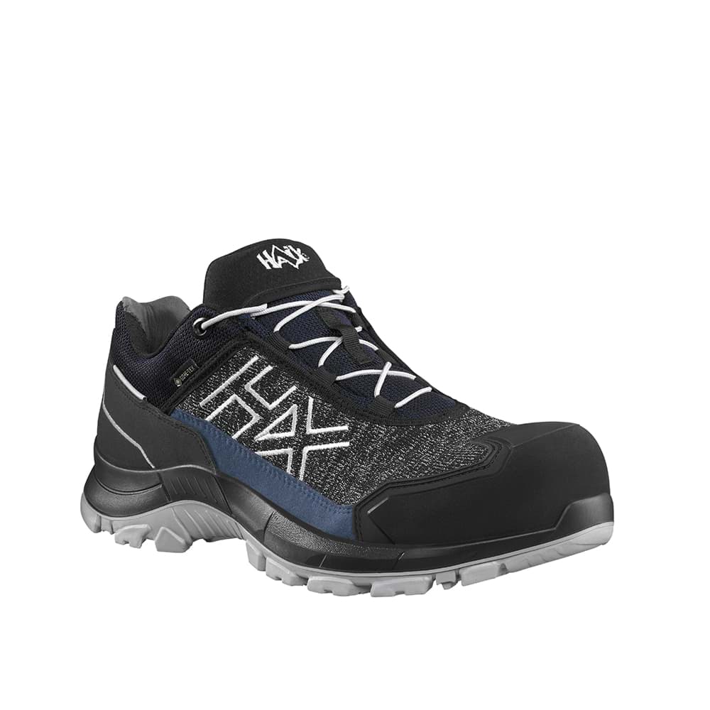 HAIX® Black Eagle Safety 400 C GTX blue, Modell 610046 – leichter S7S-Sicherheitsschuh mit GORE-TEX & CrafTex-Textil