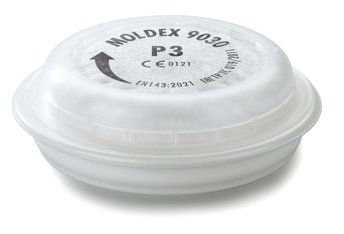 Moldex Partikelfilter 9030 EasyLock® P3 – maximale Partikelfilterleistung.