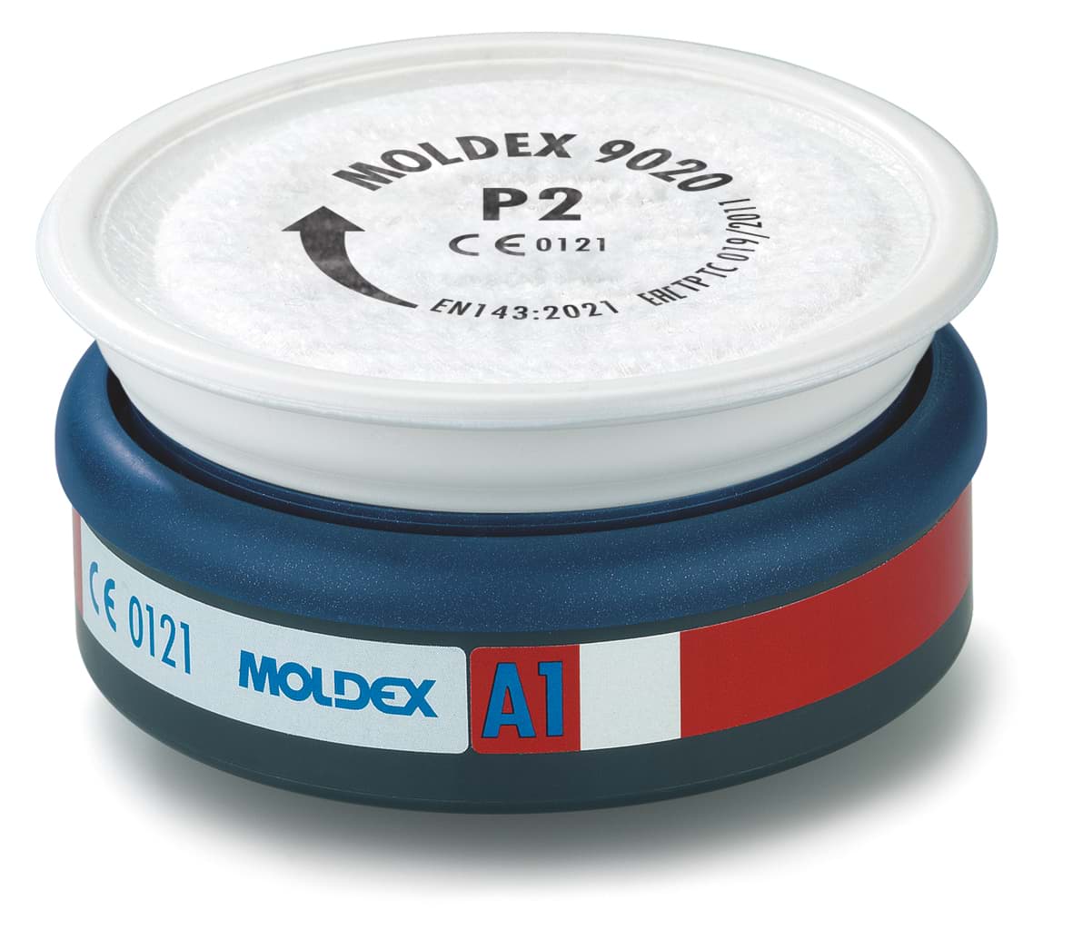Moldex Kombifilter 9120 EasyLock® A1P2 – Gas- & Partikelschutz in einem Filter.