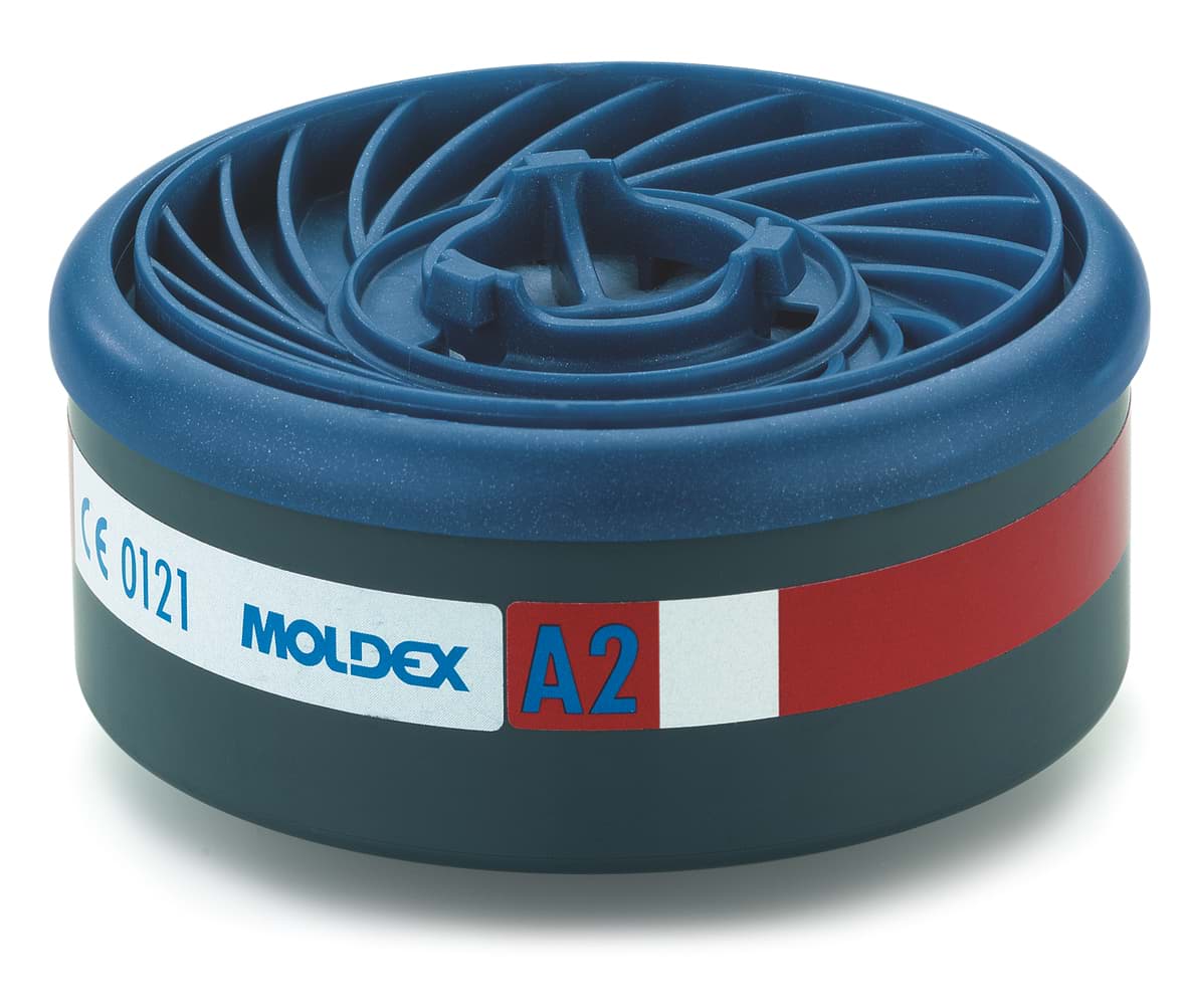 Moldex Gasfilter 9200 EasyLock® A2 – höhere Gasfilterkapazität.