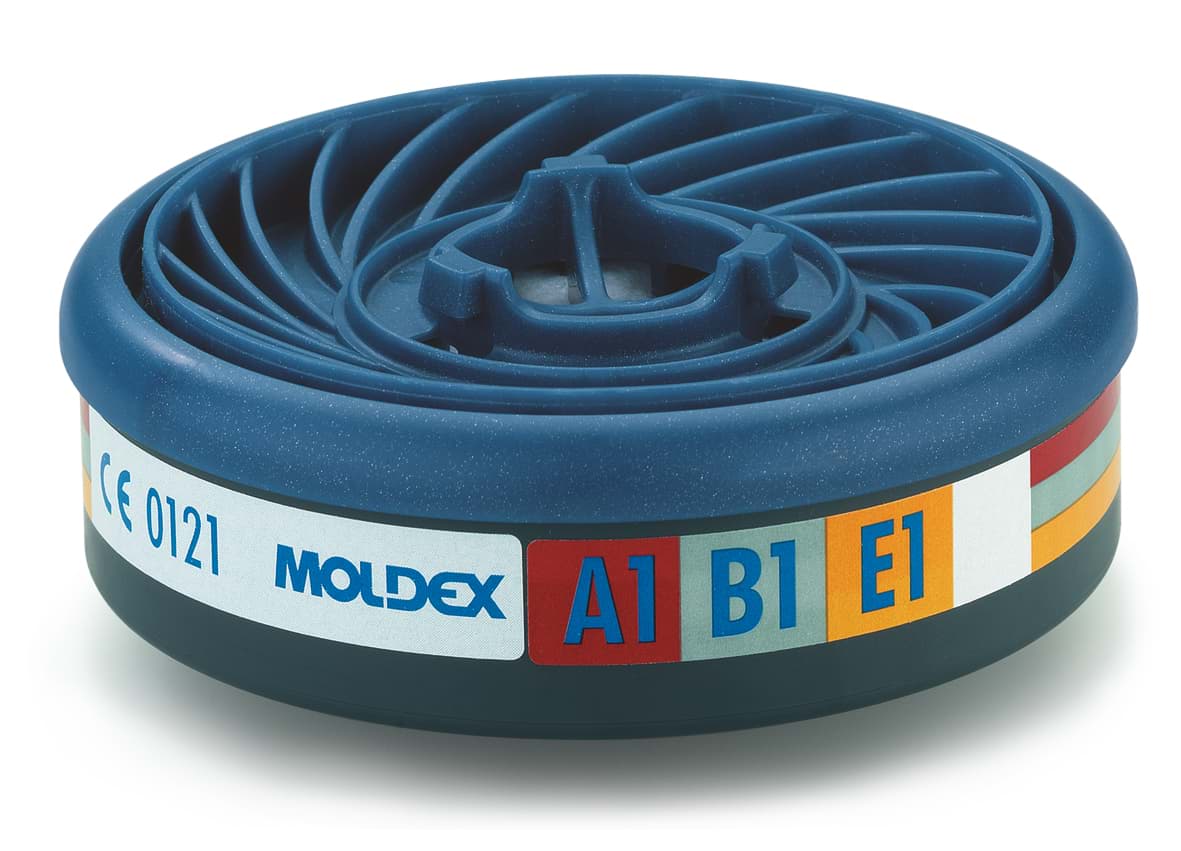 Moldex Gasfilter 9300 EasyLock® A1B1E1 – Mehrbereichsschutz.