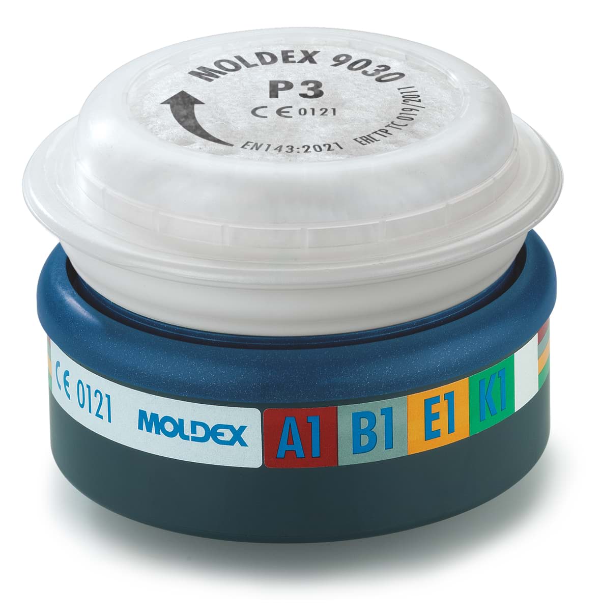 Moldex Kombifilter 9430 EasyLock® A1B1E1K1P3 – Vollschutz für höchste Anforderungen.