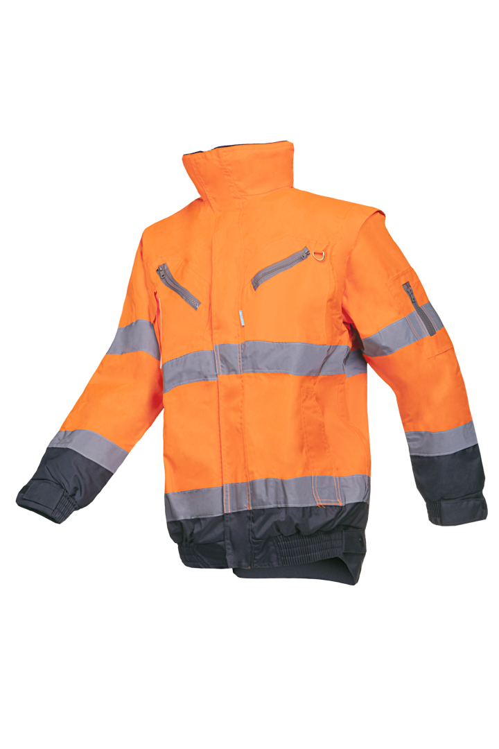 SIOEN® CAMPBELL Warnschutz-Winterblouson, mit abnehmbaren Ärmeln