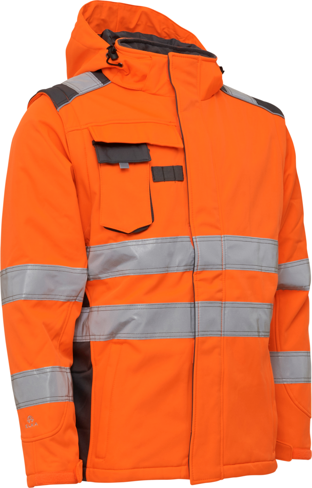 ELKA® WASTL, Visible Xtreme Softshell Winterjacke EN 20471